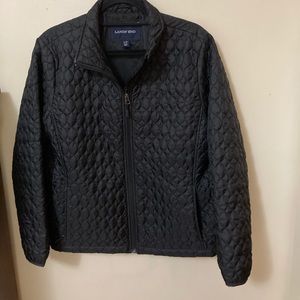 Lands End Lightweight Zipper Jacket Petite Large